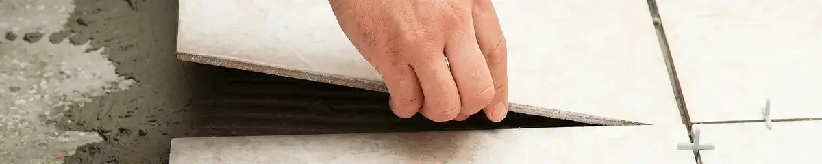 Professional installing ceramic tile floors in Cape Coral, FL