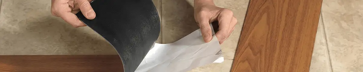 A professional installing vinyl flooring in Cape Coral, FL